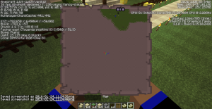 The southern map in the EVO Minecraft MOOC superflat server